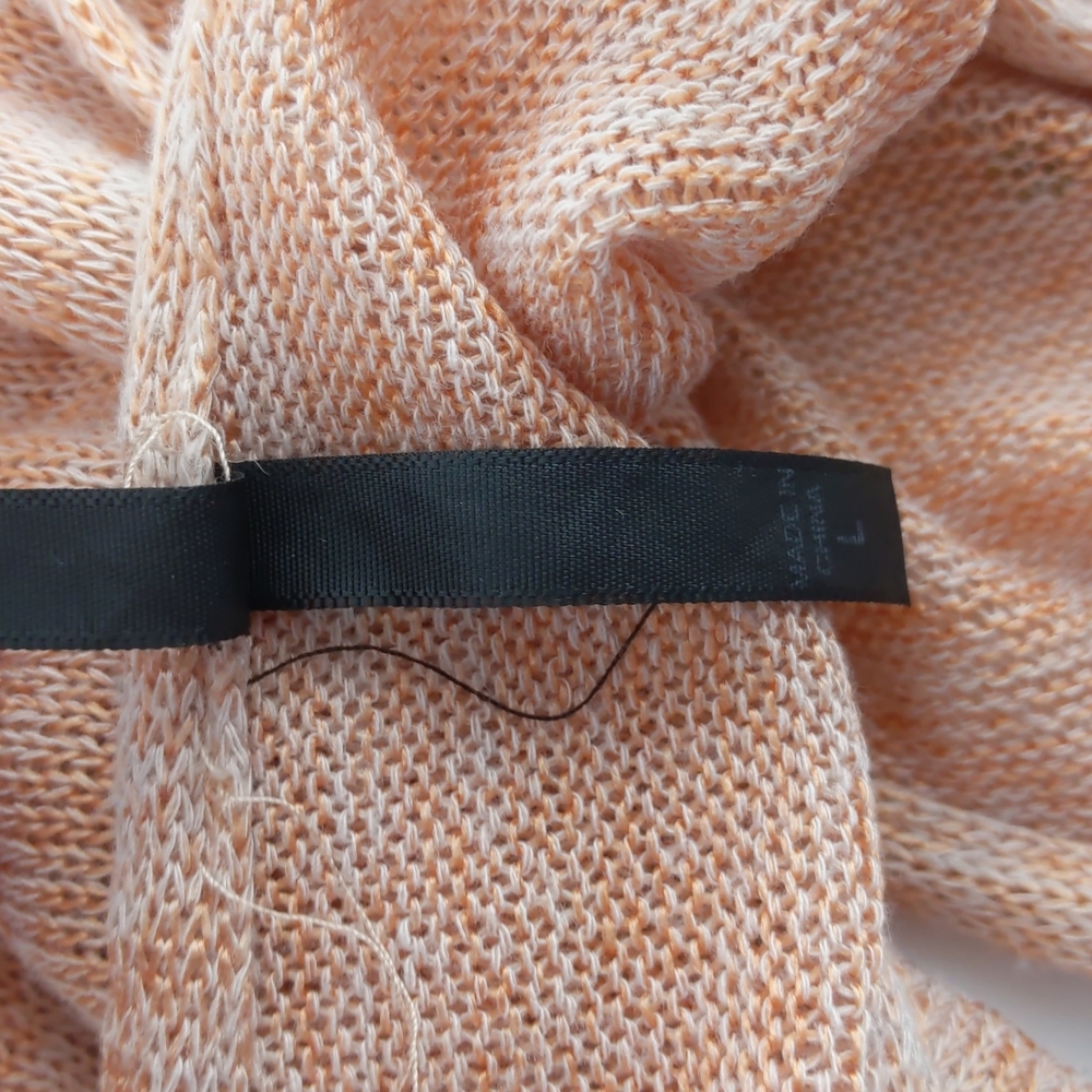 Crossroads Women's Top Size Large Orange Sleeveless Knit Round Hem Diamantes - Picture 12 of 14
